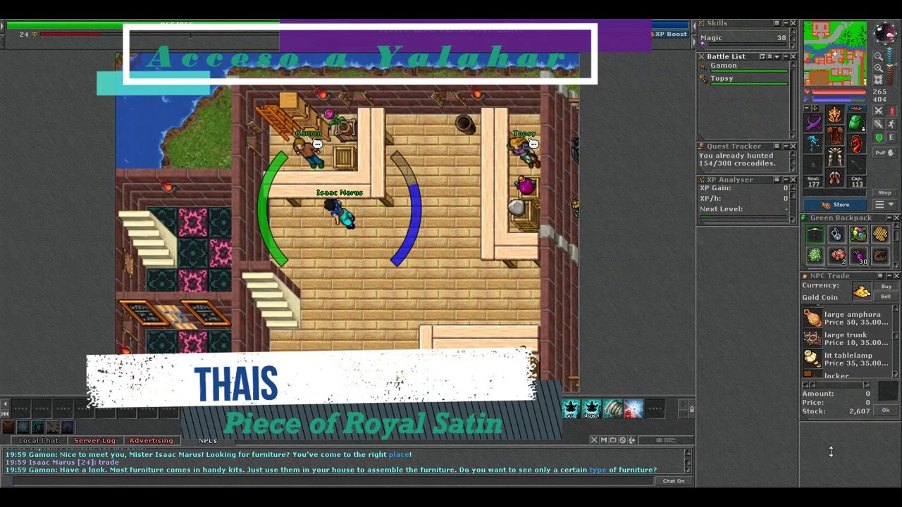 ir a Yalahar? / Acceso a Yalahar / 5 Ciudades / The Way to