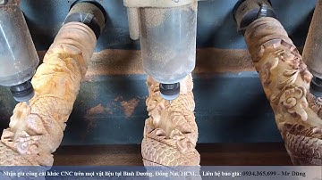 Xưởng gia công đục tượng gỗ tại Đồng Nai