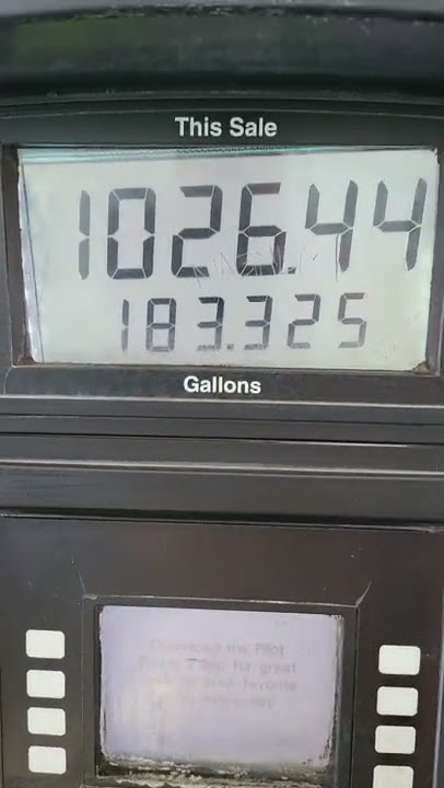 High gas prices for a semi 18 Wheeler truck.🤢🤮