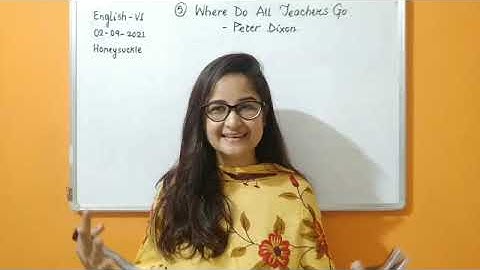 CLASS VI ENGLISH 02-09-2021 by Ms. SHWETA SHUKLA