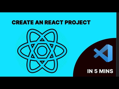 create an react project - YouTube