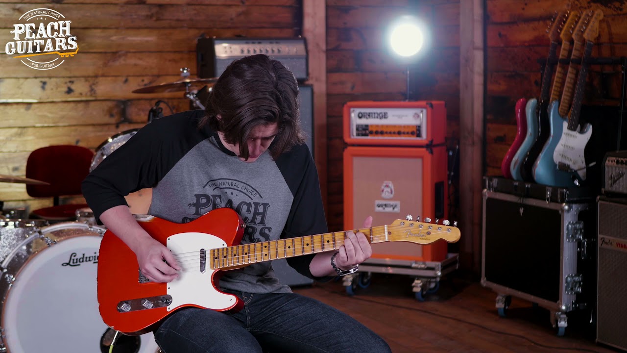 Fender Custom Shop Limited '51 Tele Relic Aged Candy Tangerine