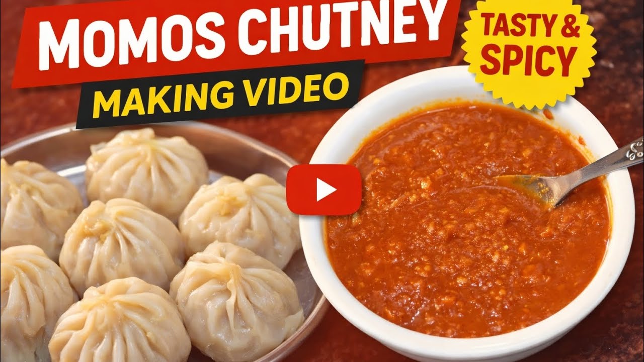 Momos chutney making video #food #viral #videos 