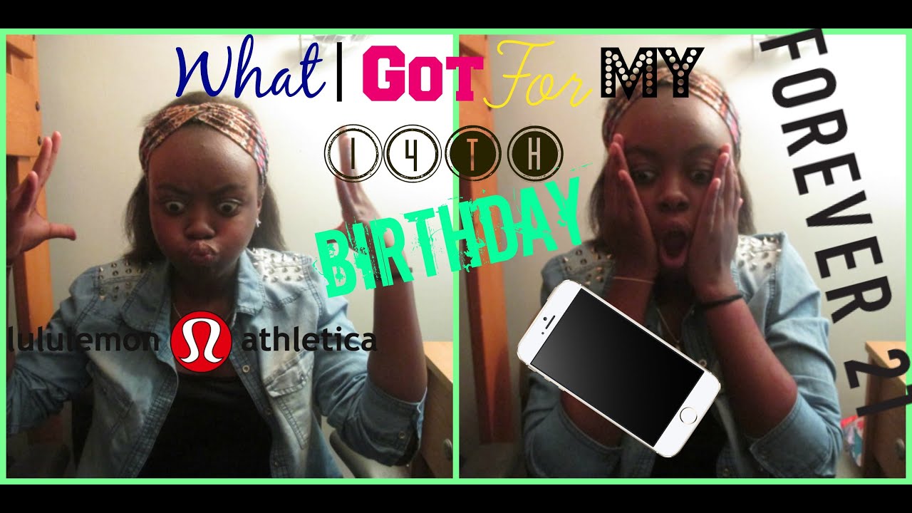 What I Got For My 14th Birthday ItsBowsXO YouTube