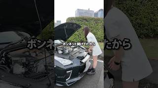 【トラブル？】NISSAN GT-Rの前に立つ車好き女子をナンパしてみたら…