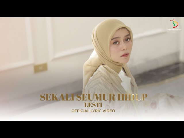 Lesti - Sekali Seumur Hidup | Official Lyric Video class=