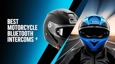 Review van de 5 beste Bluetooth-intercoms voor motorhelmen: helder geluid en groot bereik!