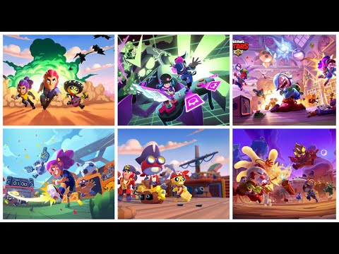 Brawl Stars - Loading Screen Evolution (2017-2020) ALL BRAWL PASS LOADING SCREENS!