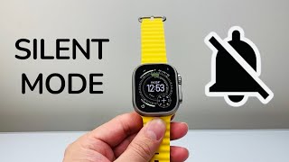How To Turn ON / OFF Silent Mode On Apple Watch