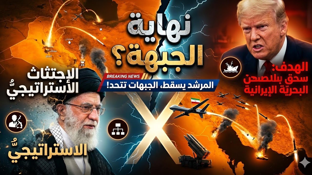 نهاية الجبهة: اللحظة التي غيرت موازين القوى في المنطقة! ترامب يحسم الجدل.​إيران تحت الصدمة قصف إيران