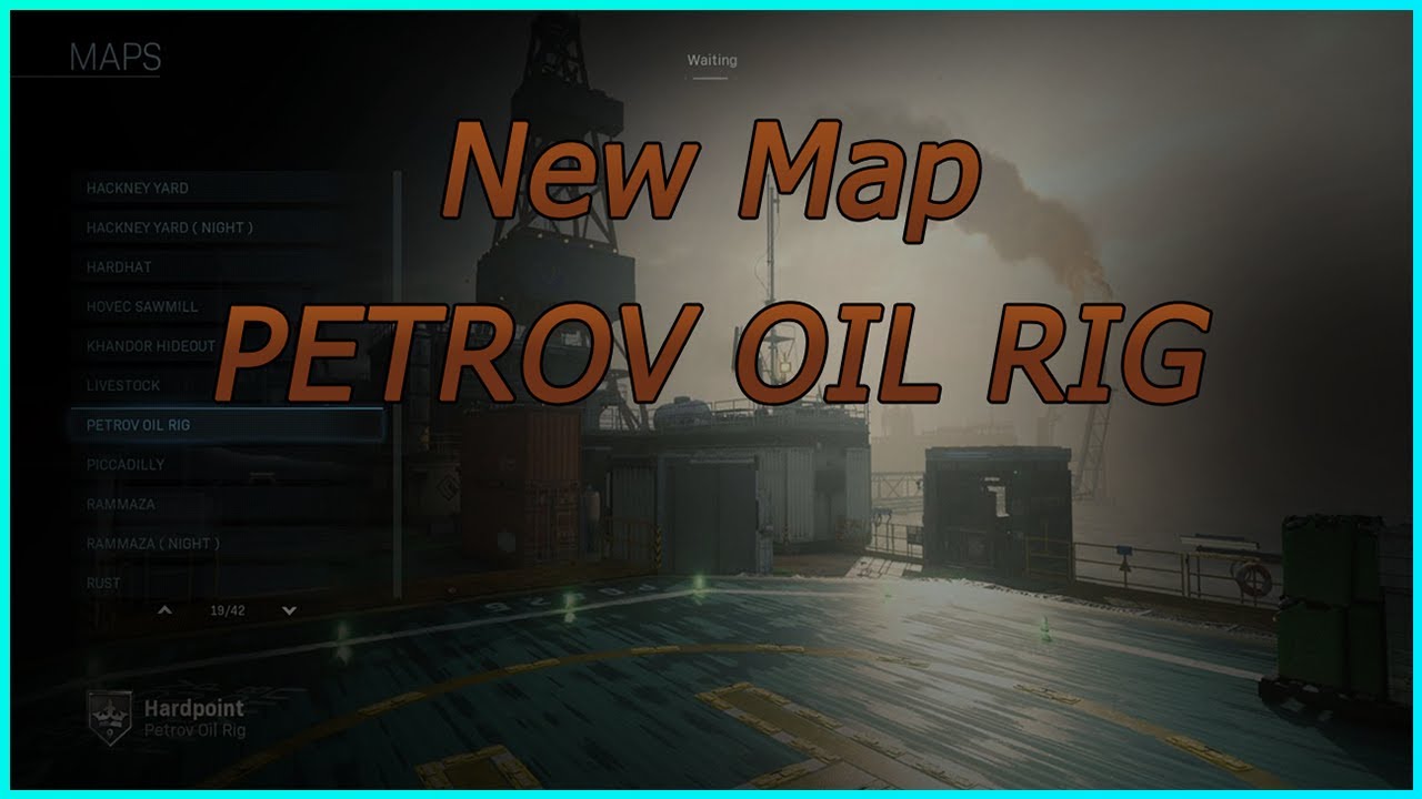 New Map PETROV OIL RIG Call of Duty Modern Warfare - YouTube