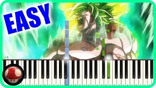 Miniatura de vídeo de "Dragon Ball Super Broly Theme Song - Blizzard - EASY Piano Tutorial / ドラゴンボール超ブロリーテーマ曲【ピアノ簡単楽譜】三浦大知"