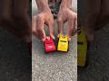 2 mini car VS 2 toy rally car racing test 😳