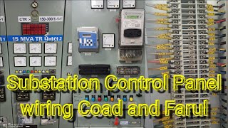 Panel Control and Protection wiring Ferule and Code in Substation