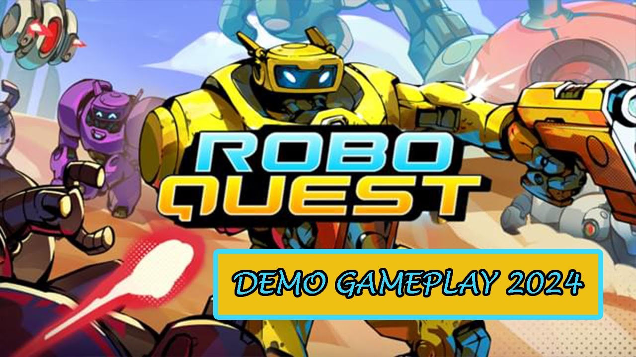 Roboquest  - Demo Gameplay Video 2024 (PC) - FPS/Roguelike/Indie/Action - First 16 Minutes