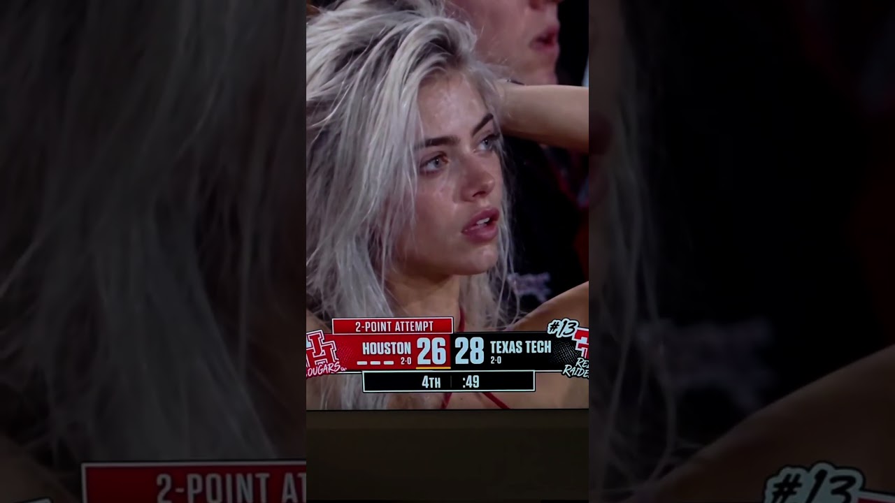 Watch Stunningly beautiful fan goes viral from Houston vs. Texas Tech game on YouTube Watch Stunningly beautiful fan goes viral from Houston vs. Texas Tech game on YouTube