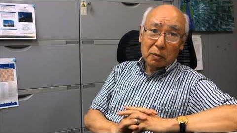 Kuramoto talks about the Kuramoto model