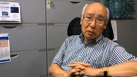 Kuramoto talks about the Kuramoto model