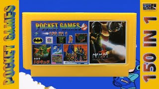 150 in 1 Pocket Games Cartridge, the best value game cartridge of this era | Famicom NES Multicar... screenshot 2