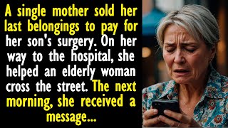 A single mother sold her last belongings to pay for her son