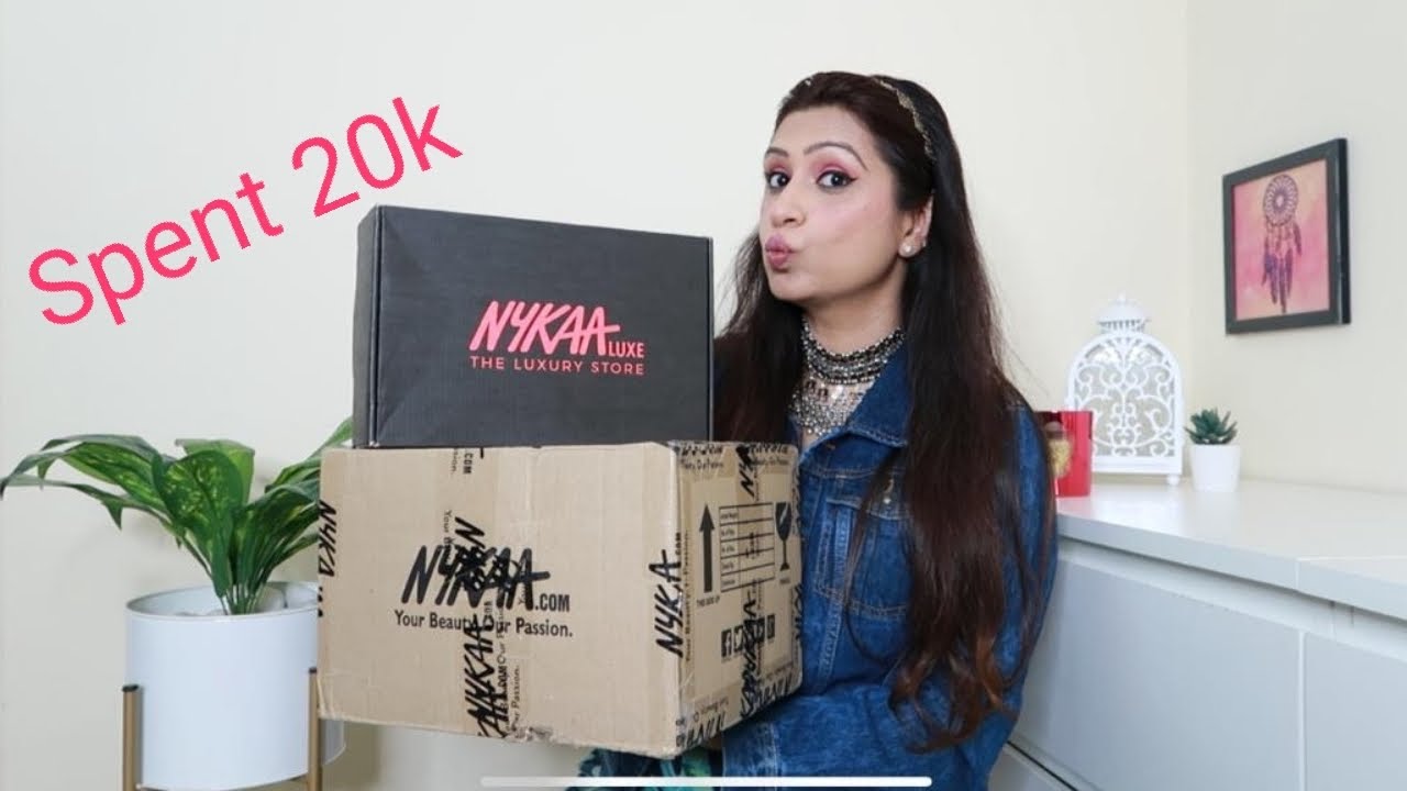 This is what I shopped for @NYKAA PINK FRIDAY SALE  2022 🌸 spent 20k on makeup & skincare