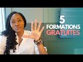 Meilleures formations gratuites en ligne  parlons de business