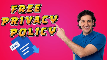 How To Get A Free Privacy Policy