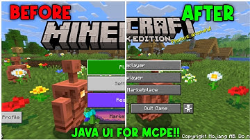 Java UI For MCPE 1.21+ 😍 | Real Java Feel + 100% Working🔥