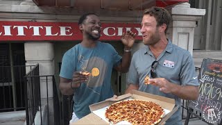 Barstool Pizza Review - Bearno's Pizza With Special Guest Desmond Howard (Bonus Lil' Lamar Jackson)