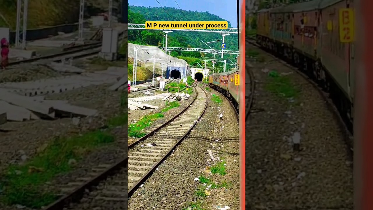 MP new railway tunnel under process. 