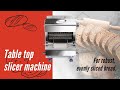 Slice loaves of warm bread perfectly  table top slicer machine  cs aerotherm