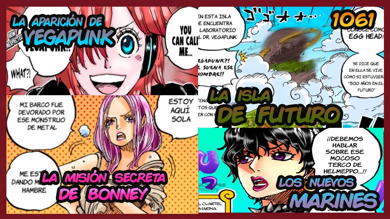 One Piece: spoiler completo del capítulo 1061 Egghead, Isla del Futuro