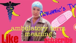 Anu ang ambulatory