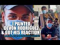 REACTION VIDEO!! I Painted Devon Rodriguez the NYC Subway Artist!