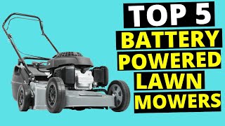 Battery powered lawn mower in 2020 ...