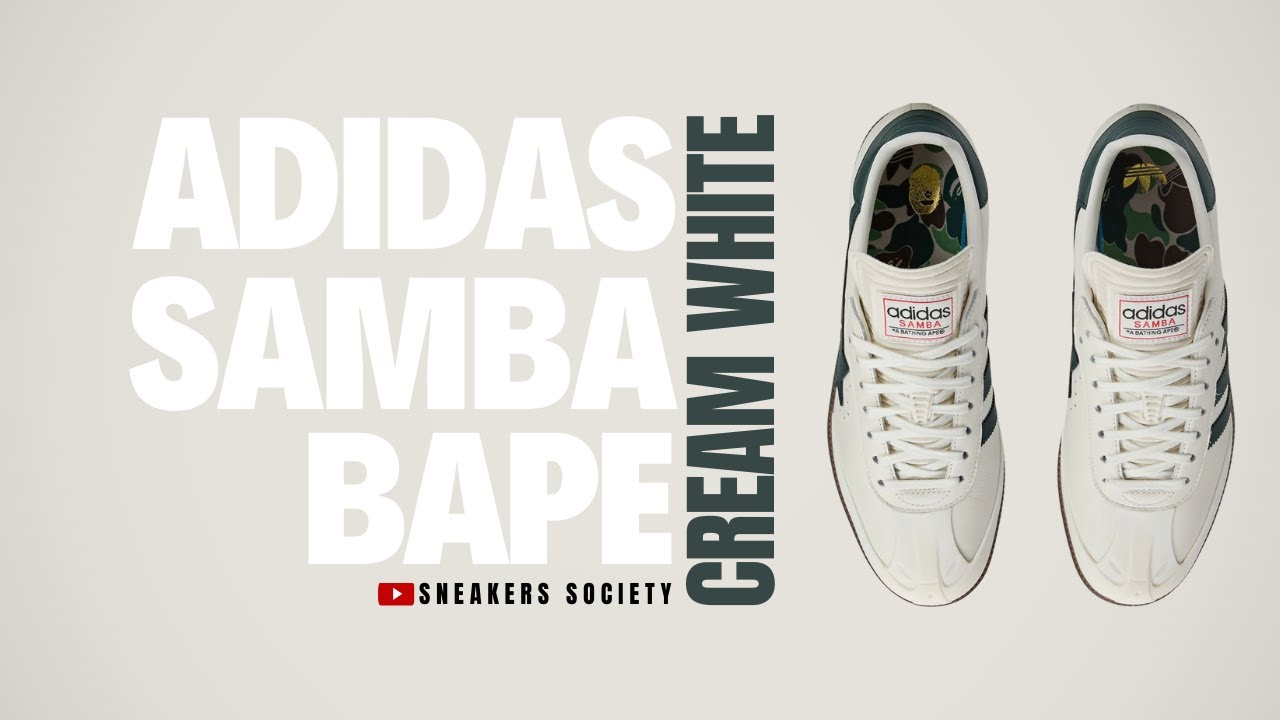 adidas gazelle silver green womens adidas - Samba x BAPE - Core Black/Footwear White-Gum main image 0