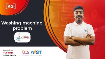 Washing Machine Problem | Asked in TCS NQT 2020 | JAVA Solution