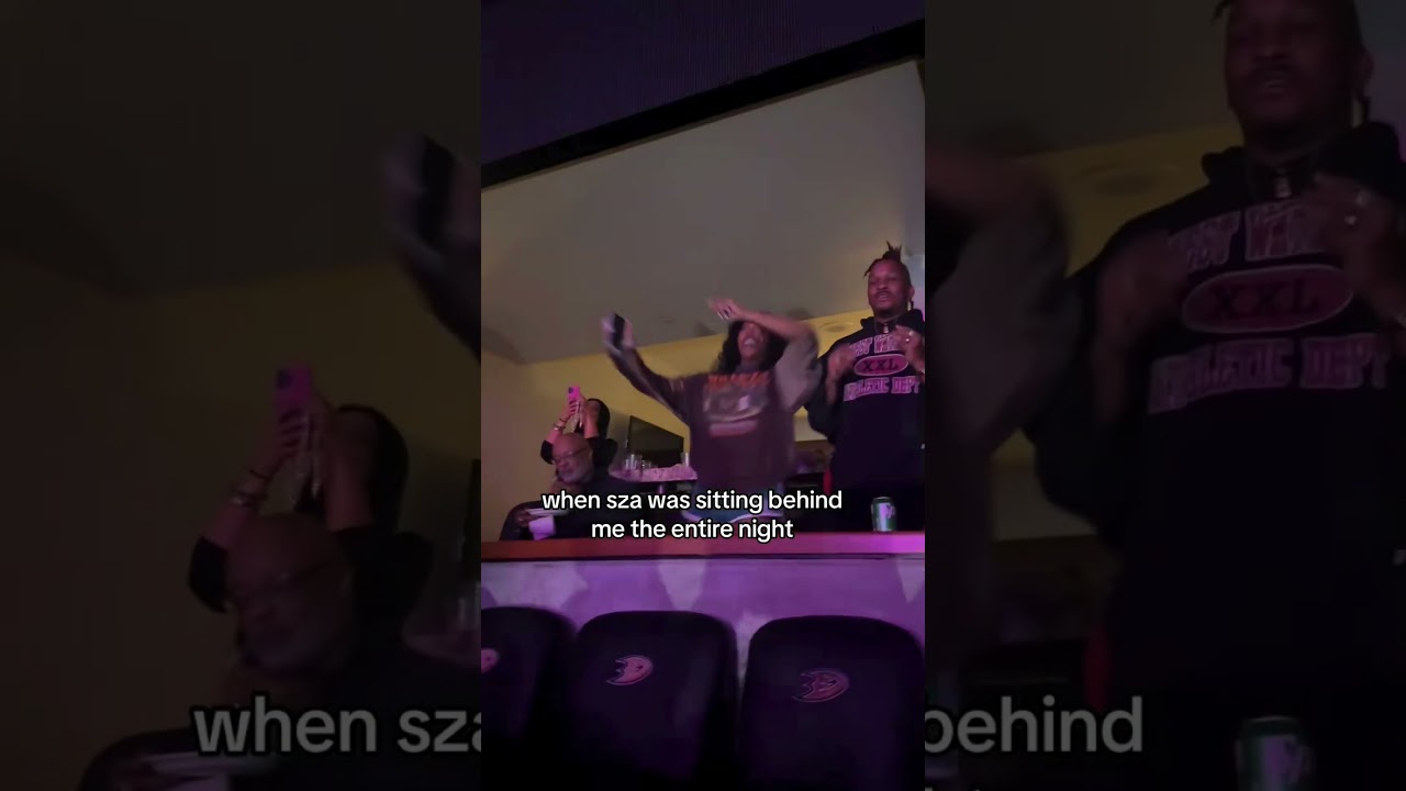 When SZA was behind me!!!