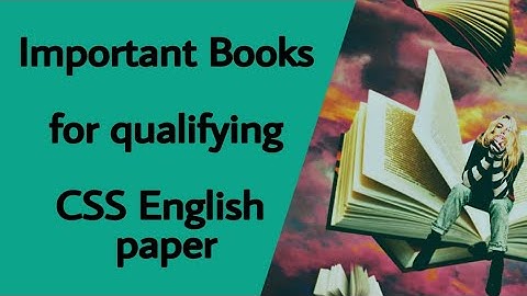Best Books for preparation of CSS English | CSS English Books | CSS English Grammar Books