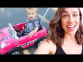 TODDLER'S FIRST CAR!