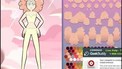 Gemsona Creator: Rose, Pearl, and Rainbow Quartz