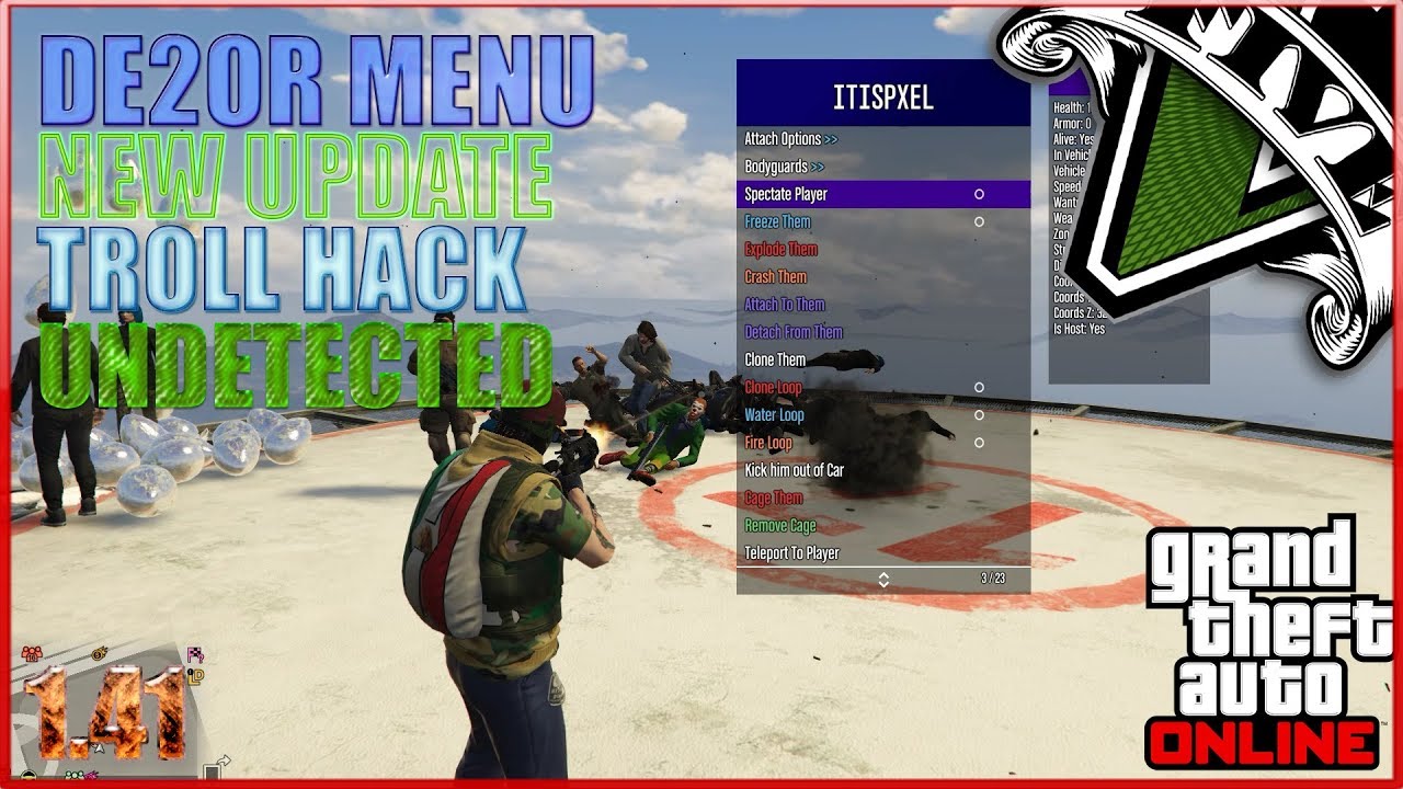gta 5 mod menu injector 1.41 gta 5 mod menu injector 1.41
