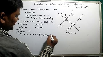 NIOS MATH Chapter 10 for Class 10th LINES AND ANGLES part2