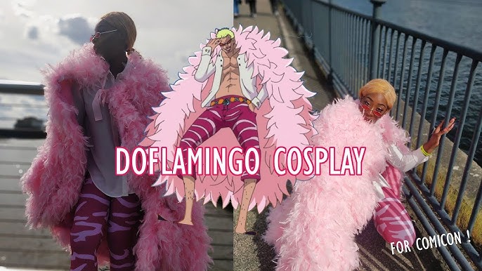 Óculos Cosplay One Piece Donquixote Doflamingo