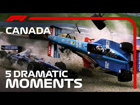 Top 5 Dramatic Moments | Canadian Grand Prix