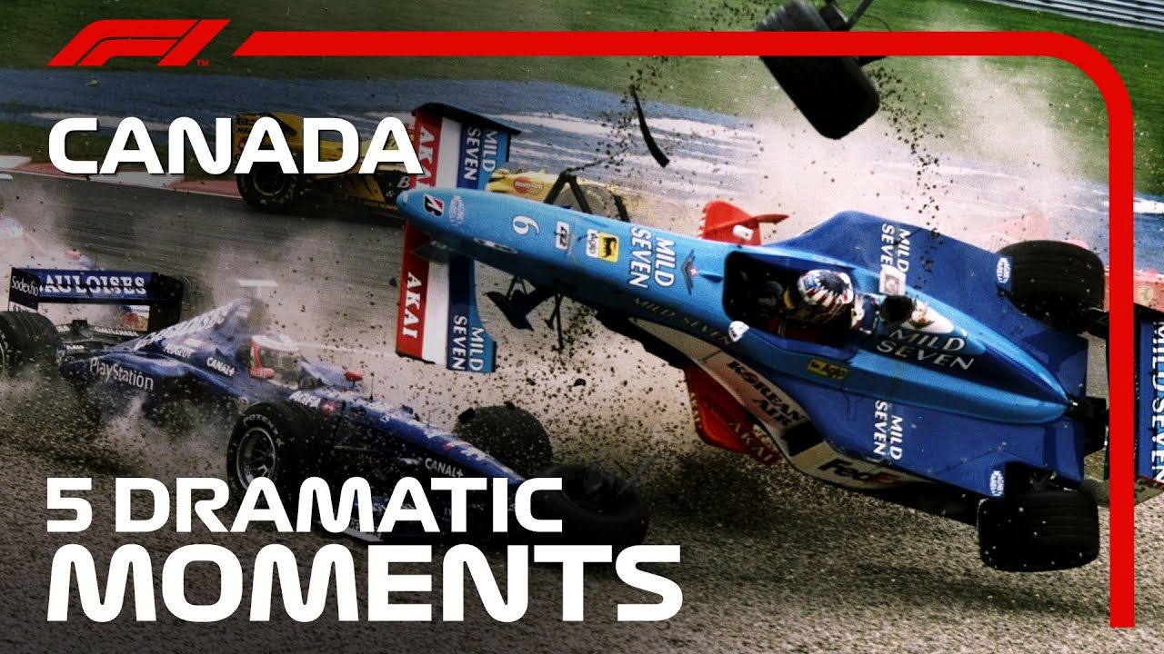 Top 5 Dramatic Moments Canadian Grand Prix