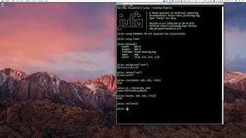 Luxor.jl: a simple graphics package for the Julia language