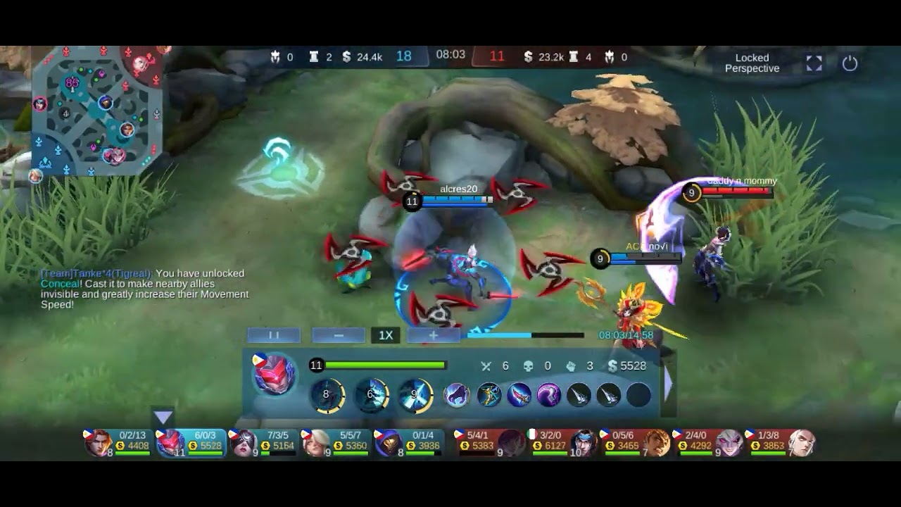 MLBB Saber game play! core rotation 15-0-6 MVP/Legendary - YouTube