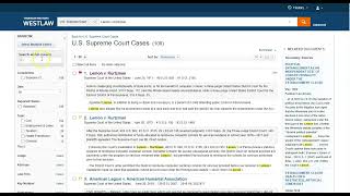 Westlaw Case Searching