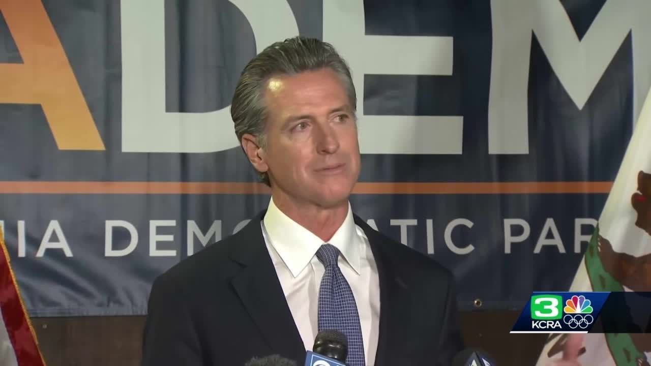 Gov. Newsom speaks after his projected win in the recall election YouTube